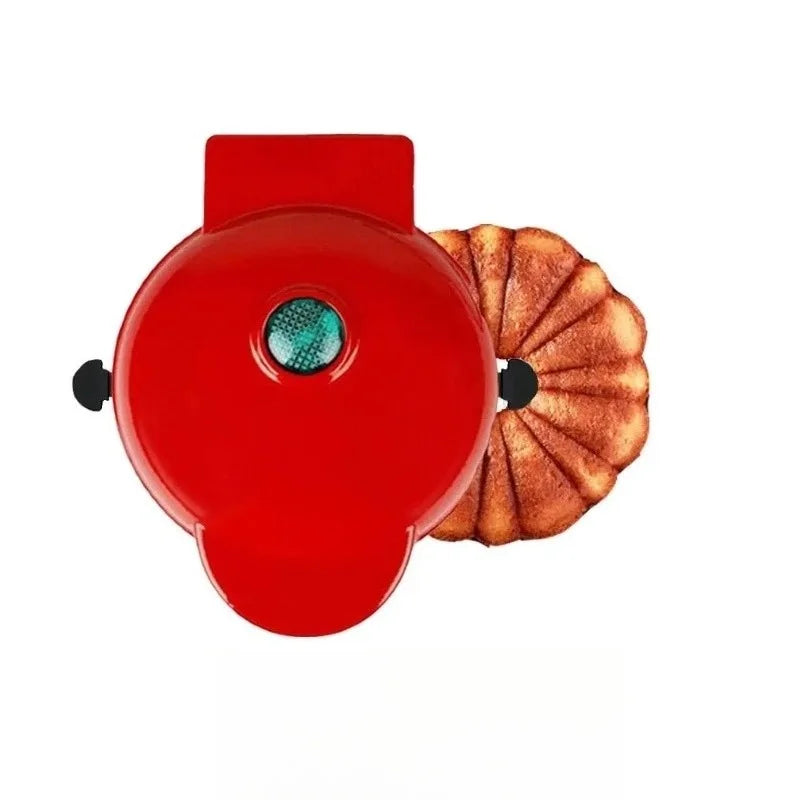 Máquina Portátil sem Óleo para Bolo e Pipoca 110V/220V, Mini Bivolt para Lanches Saudáveis