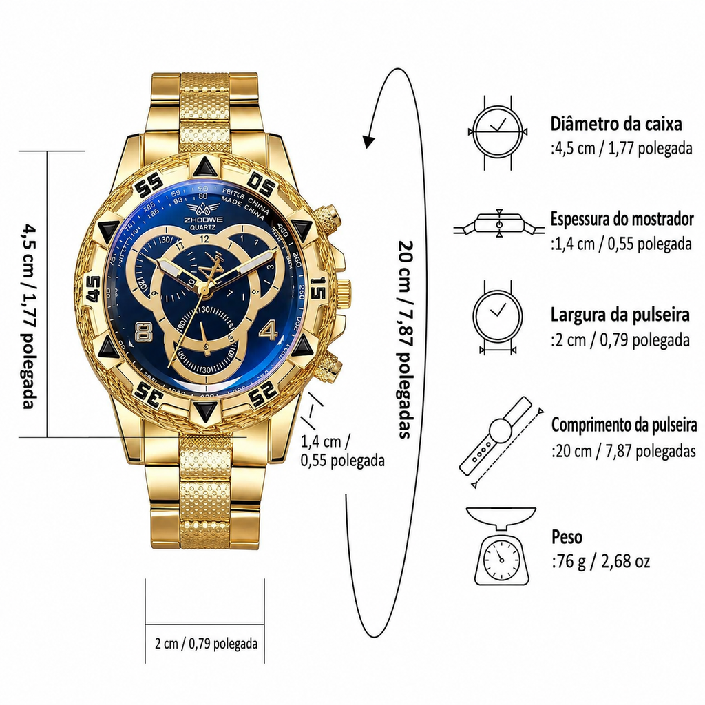 Relógio masculino com pulseira de silicone, relógio de pulso analógico de quartzo, relógios esportivos masculinos