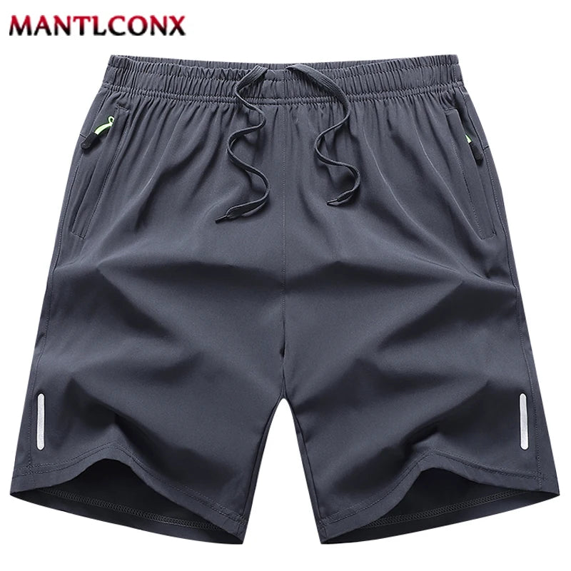 Bermudas Masculinas de Verão, Roupas Esportivas Frescas, Shorts de Corrida, Calças Casuais para Academia, Treinamento e Jogging, Preto e Cinza