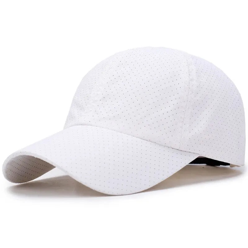 Chapéu masculino primavera verão cor sólida malha boné de beisebol feminino outono edição coreana protetor solar chapéu malha respirável boné de pico