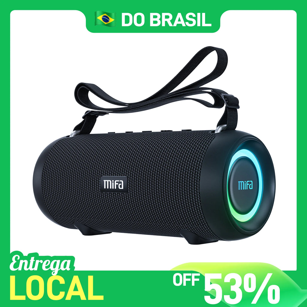 mifa A90 Bluetooth Speaker 60W Output Power Bluetooth Speaker with Class D Amplifier Excellent Bass Performace camping speaker