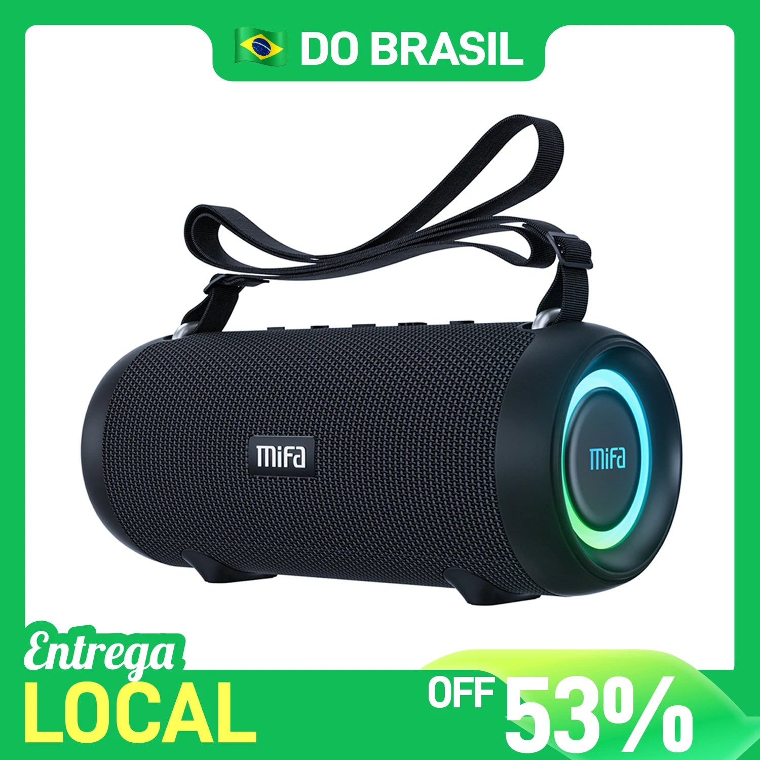 mifa A90 Bluetooth Speaker 60W Output Power Bluetooth Speaker with Class D Amplifier Excellent Bass Performace camping speaker