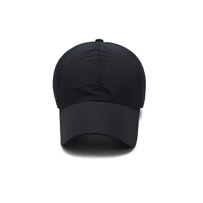 Chapéu masculino primavera verão cor sólida malha boné de beisebol feminino outono edição coreana protetor solar chapéu malha respirável boné de pico