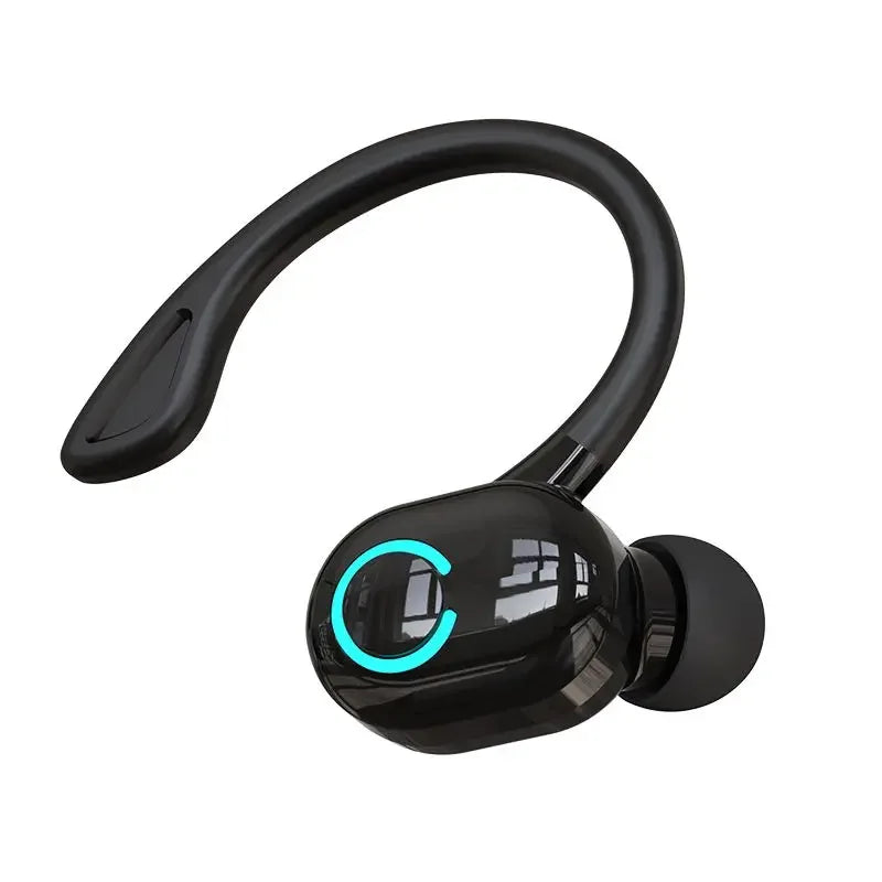 Bluetooth 5.2 negócios sem fio fone de ouvido gancho mini alta fidelidade baixo cancelamento de ruído fone de ouvido com microfone esporte jogo fone de ouvido